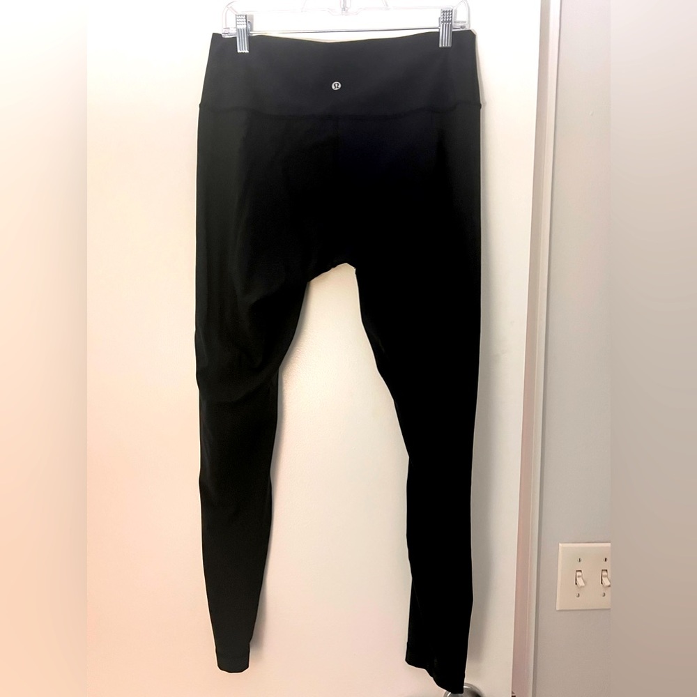 Lululemon Black leggings Size 12 Gently worn